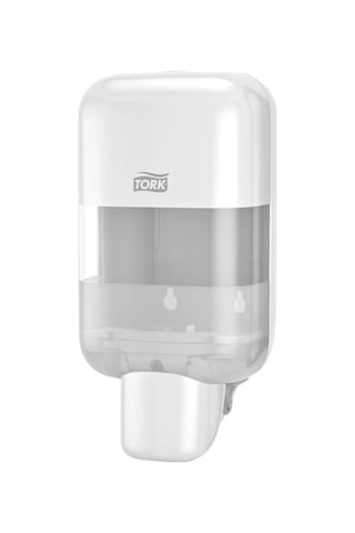 Tork 565200 Dozaj Ayarlı Mini Köpük Ve Sıvı Sabun Dispanseri Beyaz Beyaz
