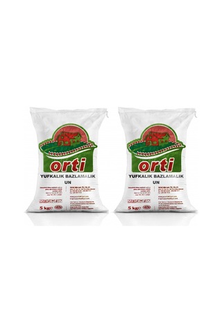 Orti Yufkalık - Bazlamalık Un 2 x 5 KG