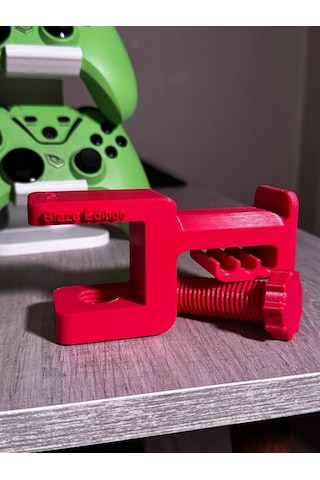 Kırmızı Asılabilir Masa Kenarı Kulaklık Standı Blaze Edition V5 Kaydırmaz Keçeli Ergonomik Ve Sağlam Genel