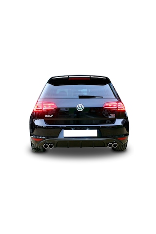 Volkswagen Golf 7 (2012-2016) Arka Tampon Eki - Difüzör (Plastik)
