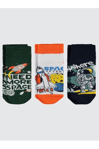 Civil Boys Erkek Çocuk 3'lü Patik Çorap 2-12 Yaş