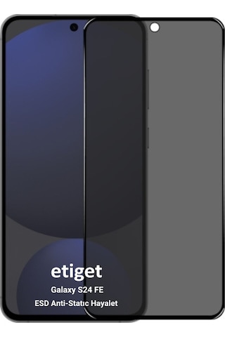 Samsung Galaxy Uyumlu S24 FE ”ESD” Hayalet Cam Ekran Koruyucu