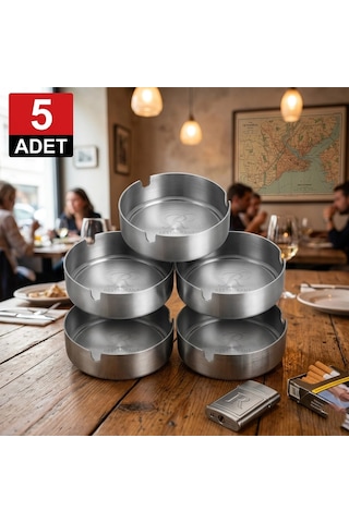 Prestige Elite 5 Li Krom Küllük Seti 10 Cm Büyük Boy Paslanmaz Çelik