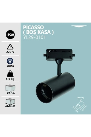 Noas: Picasso Boş Kasa, Siyah Yl29-0101 Siyah