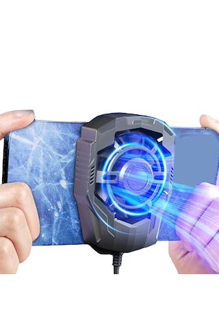 Gaming Cep Telefon Hava Soğutma Fanı 5500 Rpm Radyatör Soğutucu