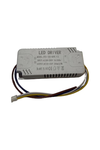 160 Watt 60-80 X2w Sabit Akım 3 Renk Led Avize Driver Trafo 180-250v 160 Watt 60-80 X2w Sabit Akım 3 Renk Led Avize Driver Trafo 180-250v
