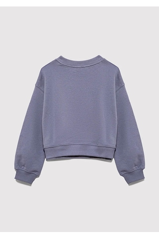 Mavi Logo Baskılı Mor Kız Çocuk Sweatshirt M7s10146-88095 Mor