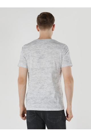 Colin'S Regular Fit Baskılı Gri Erkek Kısa Kol Tişört Cl1064661_Q1.V1_Mga
