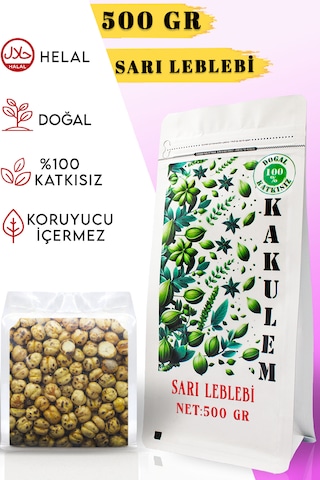 Kakulem Çifte Kavrulmuş Çorum Sarı Leblebi 500 G