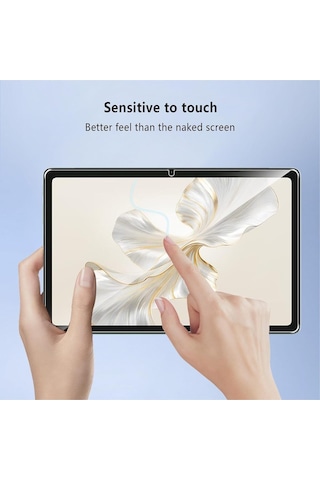 Honor Pad 9 12.1 Inç Tablet Uyumlu Nano Kırılmaz Ekran Koruyucu Şeffaf Cam Koruyucu Tam Uyumlu