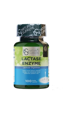 Natures Supreme Lactase Enzyme 100 Kapsül Aromasiz