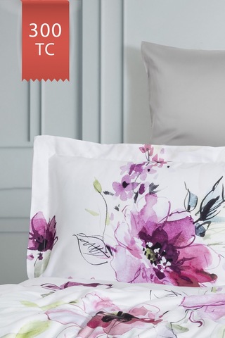 Varol Royal Saten Çift Kişilik 300tc Nevresim Takımı - Verona Çok Renkli