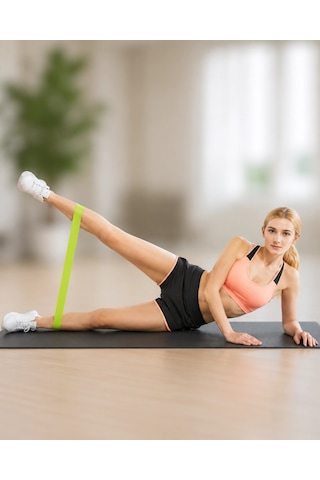 Pilates Direnç Lastiği Fitness Yoga Ve Evde Spor İçin Çok Amaçlı Bant Diğer