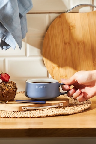 Emsan Brunch New Bone Kupa 320 ml Lacivert