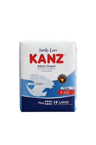 Kanz Yetişkin Hasta Bezi Large / 10 Adet L