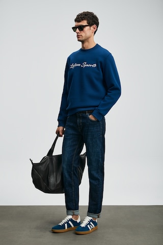 Lufian Loved Erkek Sweatshirt Saks Saks 112030170100240 Saks Mavi