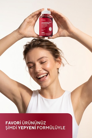 VitaCeel 2'li Cilt ve Saç & Tırnak Gummy Vegan Çiğnenebilir Vitamin