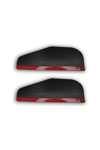 2 Adet CARBON Oto Araç Dış Yan Ayna Yağmur Koruyucu Rüzgarlık