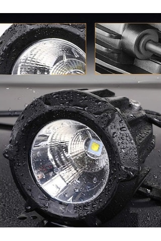 Hubstein 30w Yuvarlak Tek Ledli Sis Farı Off Road Çalışma Tekne L