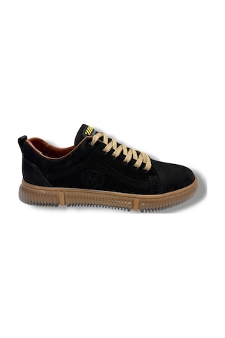 Sayar 0177-26 Hakiki Nubuk Deri Comfort Erkek Ayakkabı Siyah