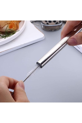 Cc Ggball Straw Fırça Temizleyici 10" Naylon Tüp Temizleyici Şişe Fırça Temizleme Seti 10'lu