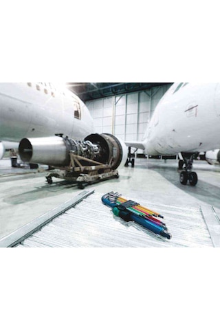 Wera 950 -9 Hex-Plus Hf Renkli Topbaş Alyan Set 05022210001