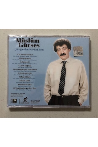 Müslüm Gürses Yüreğimden Vurdun Beni Cd Jelatininde Sıfır Cd