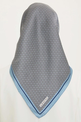 Armine İpek Eşarp Nostalji - 8733-38 Mavi Twill Mavi