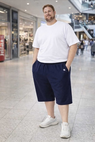 Akt Gayem Butik Çok Büyük Beden Kapri 7xl-10xl Lacivert