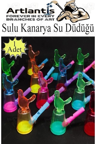 Sulu Kanarya Su Düdüğü 1 Adet Sulu Bülbül Kuş Sesi Çıkaran Düdük Oyuncak Karne Sınıf Çocuk Hediyesi