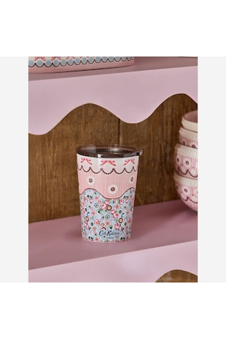 Pembe Paslanmaz Çelik Kupa 375 Ml