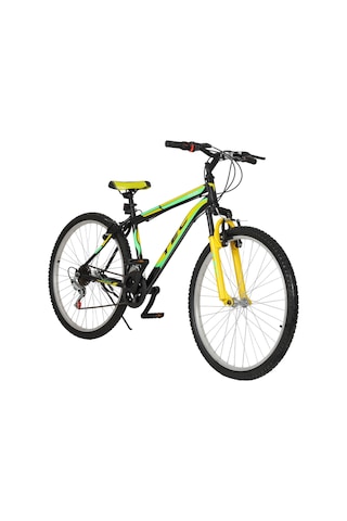 Belderia Tec Titan 24 Jant 21 Vites Dağ Bisikleti 48 Cm Sarı / Siyah Siyah - Yeşil