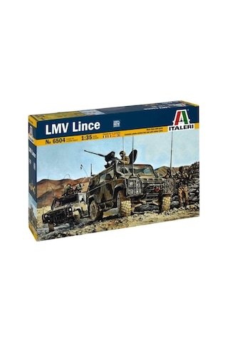 Italeri 6504s 1/35 Ölçek, Lmv Lince Zırhlı Aracı, Plastik Model Kiti-51163