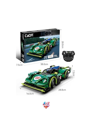 Cada Uzaktan Kumandalı Emerald Spor Araba 388 Parça Oyuncak Yapım Seti Blok Araba Ff-c51308w
