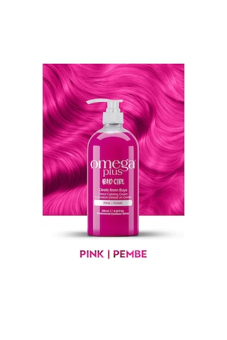 Omega Plus Bad Girl Pembe Amonyaksız Renkli Saç Boyası 250ml