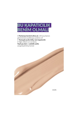 Avon Color Trend Mat Fondöten 31n Medium Beige