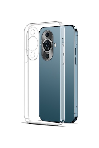 Zore Huawei Nova 12s Kılıf Uyumlu Msra Süper Silikon Kapak-şeffaf Şeffaf