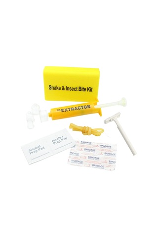 Leezsing Acil Durum Venom Çıkarıcı Seti - Dışarıda Yılan Arı Isırıkları İçin Vakumlu Tıkaç Abs Malzeme 12cm Pompa + Depolama Kutusu Sarı