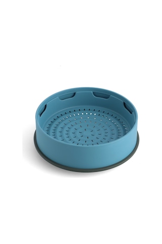 Greenpan Steamy Mavi 24 Cm Buharda Pişirici 24 Cm Tencerelerle Uyumlu Üst Üste Kullanılabilir