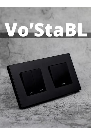 Vo'stabl Çift Kutulu Çerçevede Tek Ve Çiftli İki Anahtar 239528737