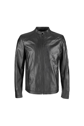 Tamer Tanca Erkek Hakiki Deri Mont 974 Smr 247 Erk Derımont Y24 - Siyah Zıg Siyah