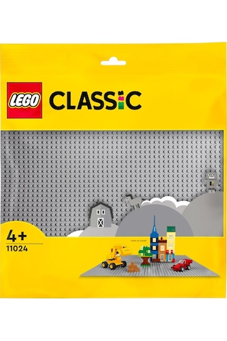 LEGO® Classic Gri Plaka 11024 - 4 Yaş ve Üzeri LEGO Severler için Açık Uçlu Yaratıcı Yapım Seti (1 Parça)