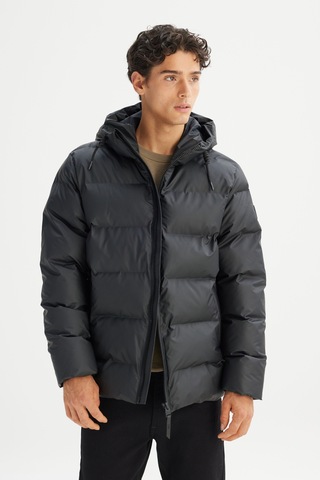 Lee Regular Fit Kapüşonlu Cepli Erkek Şişme Mont L2520263001 Siyah