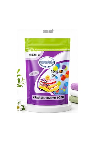 Ersağ Renkliler İçin Çamaşır Yıkama Tozu 1 KG