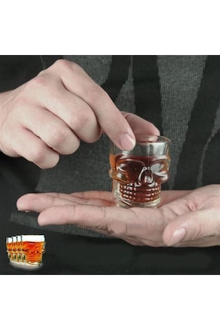4'lü Kuru Kafa Shot Bardak Seti 2946