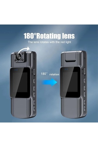 Dashanshop Black L11 Siyah Taşınabilir Hafif Aksiyon Kamerası Yüksek Çözünürlüklü Video Geniş Açı Lens Extreme Spor Çekimi İçin Uygun