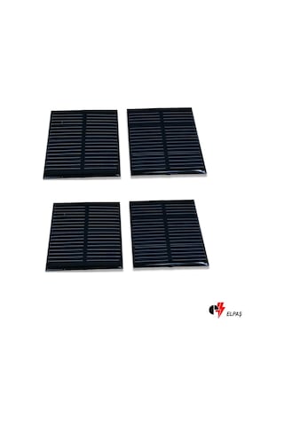 4 Adet Mini Solar Güneş Paneli 2v 200 Ma Monokristal Mini Solar