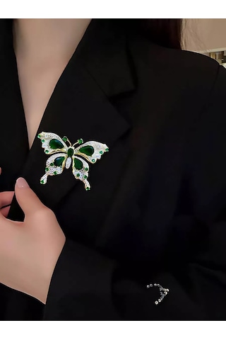 Bijoubijou Broş Takı Kelebek 250533543 Altın Rengi