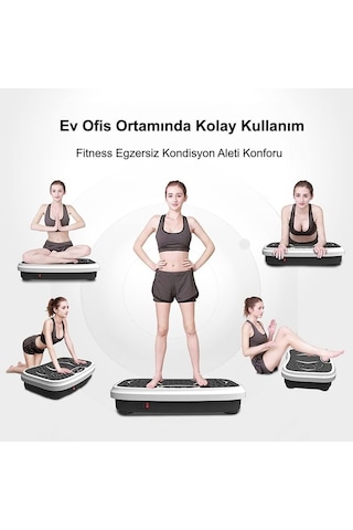Plentiful Fitness Egzersiz Ve Kondisyon 120 Kg Taşıma Titreşimli Yağ Yakma Spor Vücut