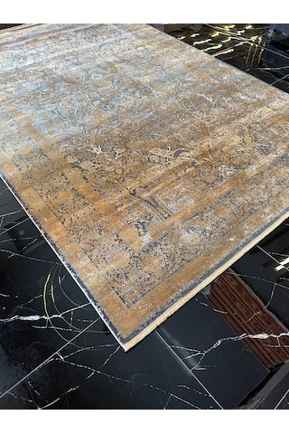 Elexus Halı Diamond 3775 Koyu Gri Bakır Salon Halısı
